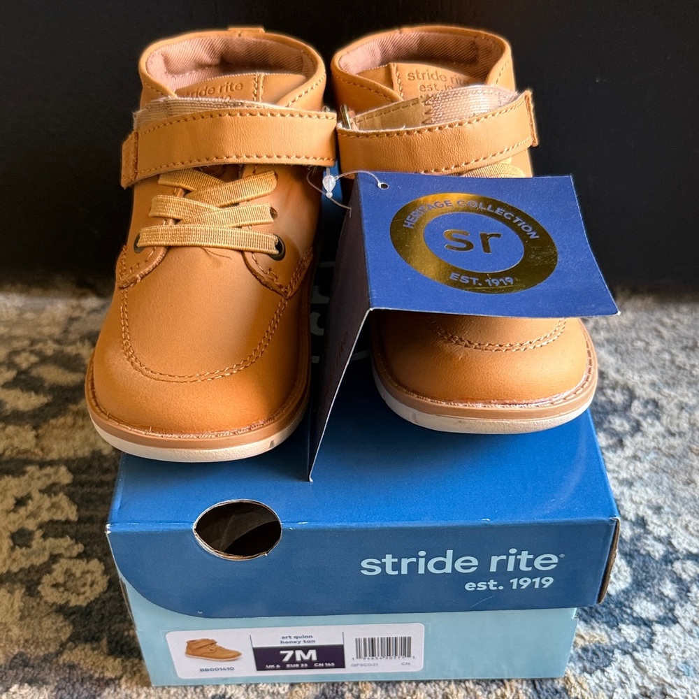 Stride Rite Kids Brown Sneakers